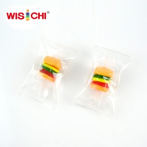 100g box packed hamburger soft candy