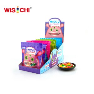 100g display box packed assorted jelly beans