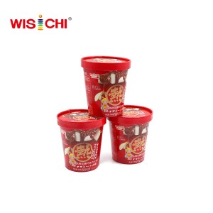 Self heating marshmallow chocolate cream founde