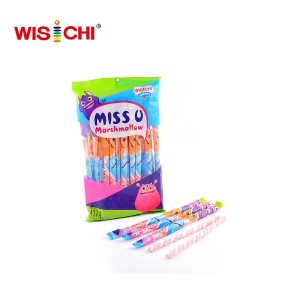 18g bag packed long twist marshmallow