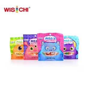 100g zipper stand-up bag packed assorted jelly beans