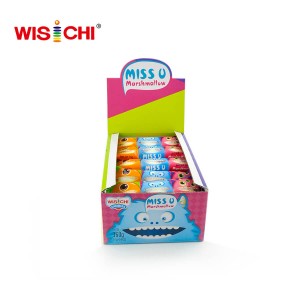 15g box packed jam filling marshmallow