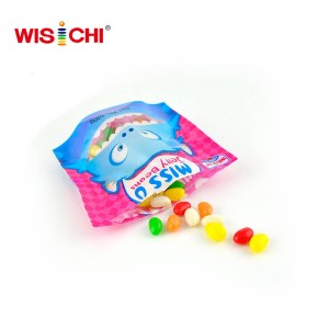 100g zipper stand-up bag packed assorted jelly beans